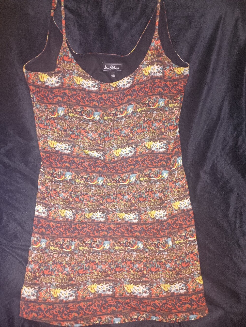 Sam Edelman Graffiti Print Tank Top Women's Size M Like New